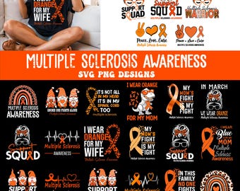 Paquete de concientización sobre la esclerosis múltiple Svg Png, Concientización sobre la esclerosis múltiple Png, Esclerosis múltiple Png, Diseño de sublimación de esclerosis múltiple
