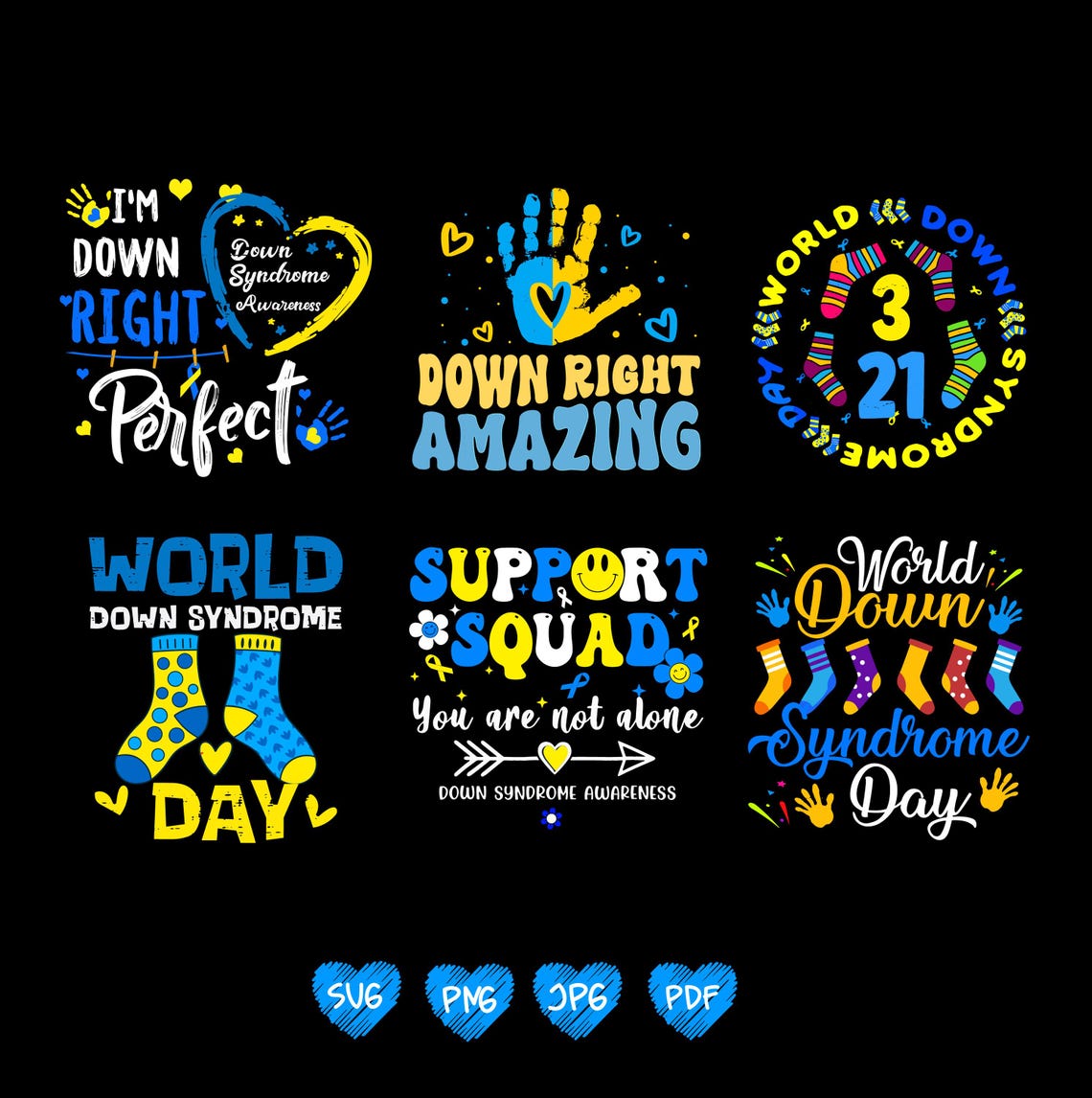 Down Syndrome Png Svg Bundle, Boy Down Syndrome Day 2026, Awareness ...