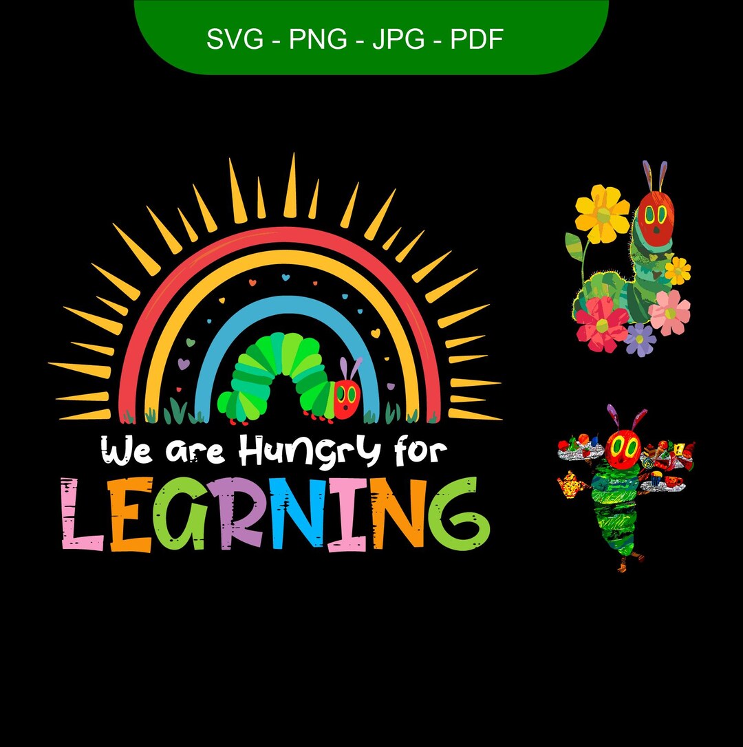The Very Hungry Caterpillar Svg Png, Hungry Caterpillar Png ...