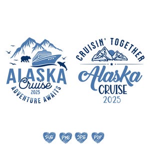 Alaska Cruise 2025 SVG: Family Vacation Memories (Digital Download)