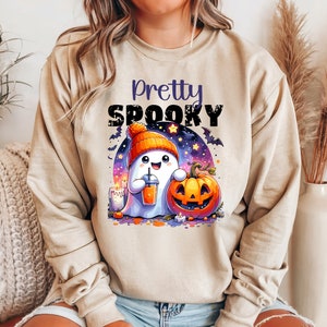Pretty Spooky Ghost svg, Halloween svg, Retro Halloween png, Boo Jee Ghost, Ghost svg bundel, boo jee png, Ghost png, Spooky Season png
