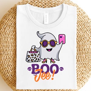 Cute Ghost svg, Halloween svg, Retro Halloween png, Boo Jee Ghost, Ghost svg bundel, boo jee png, Ghost png, Spooky Season-shirt