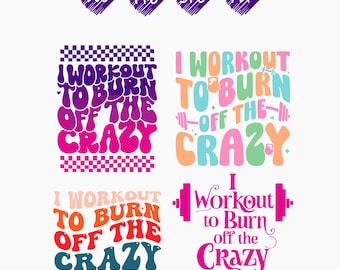 Ich arbeite daran, den verrückten Png zu verbrennen, Damen Workout Tank, Gym Bekleidung, Fitness, Groovy svg Png Bundle, Boho Hippie svg, Groovy png svg