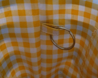 Interior Key Loop for Beth's Oilcloth Tote Bag