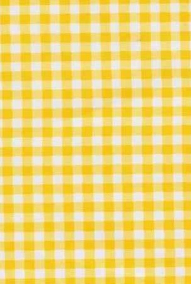 Beth's blue, black, yellow or red Gingham Oilcloth Large Market Tote Bag in multiple colors image 5