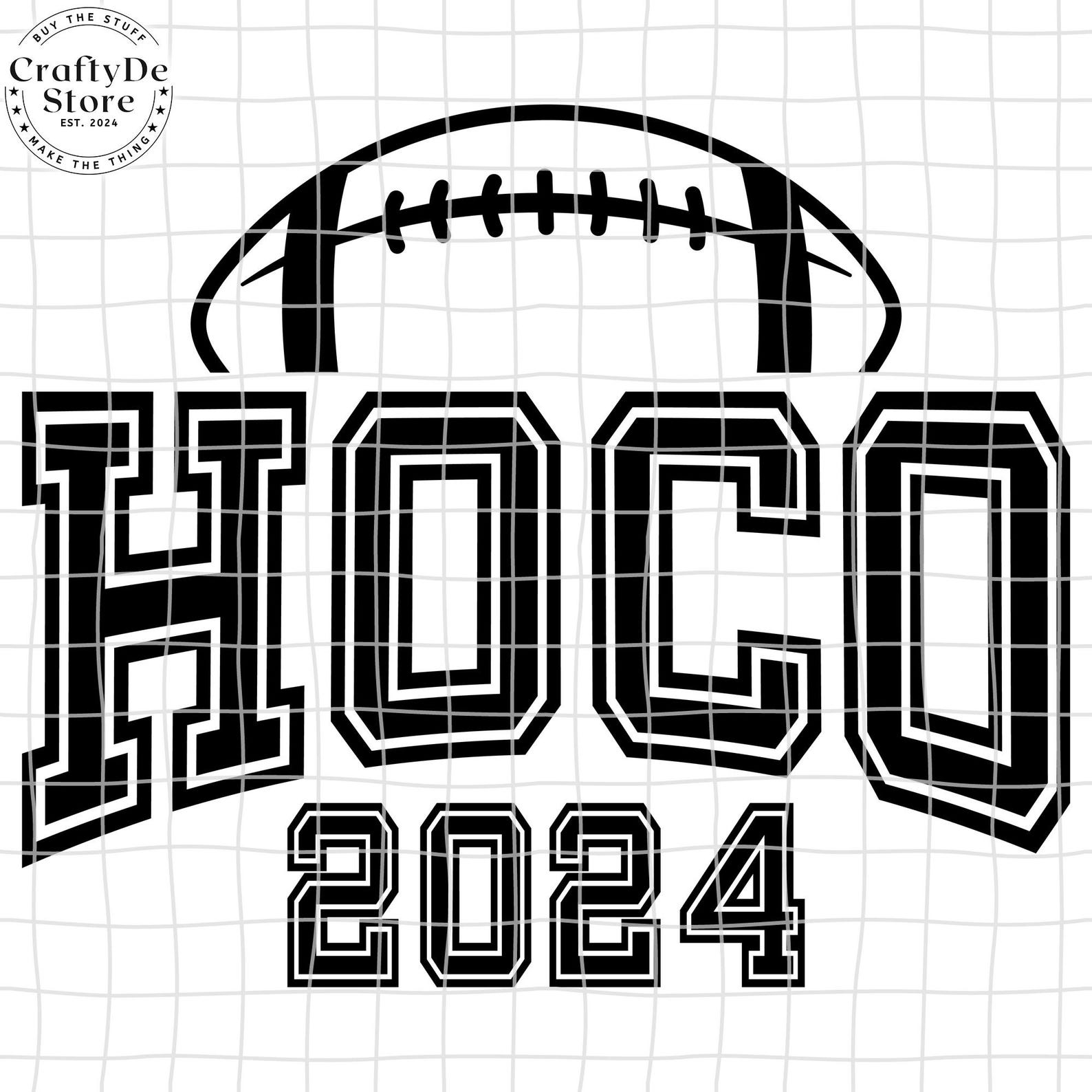 Hoco 2024 PNG, 2024 PNG, Football High School Png, Sports