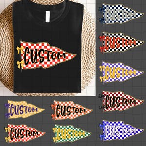 CUSTOM School Spirit PNG, Mascot Custom Png , Spirit Pennant Png, Personalize Mascot Png, Customize Mascot Png, Pennant Flag Png, Game Day