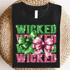 The Musical 2024 PNG, glitterlettertype, Broadway-stickers, Perfectly Wicked, Halloween-citaat, defying Gravity