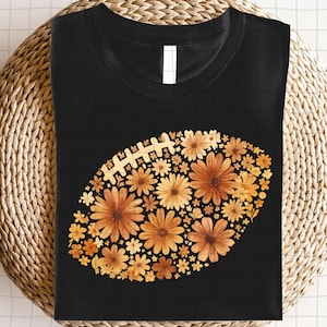 Chinoiserie Football Png, Game Day Png Fall Vibes Png, Floral Fall Football png, Autumn Png Boho Floral Football Png, Football mom png