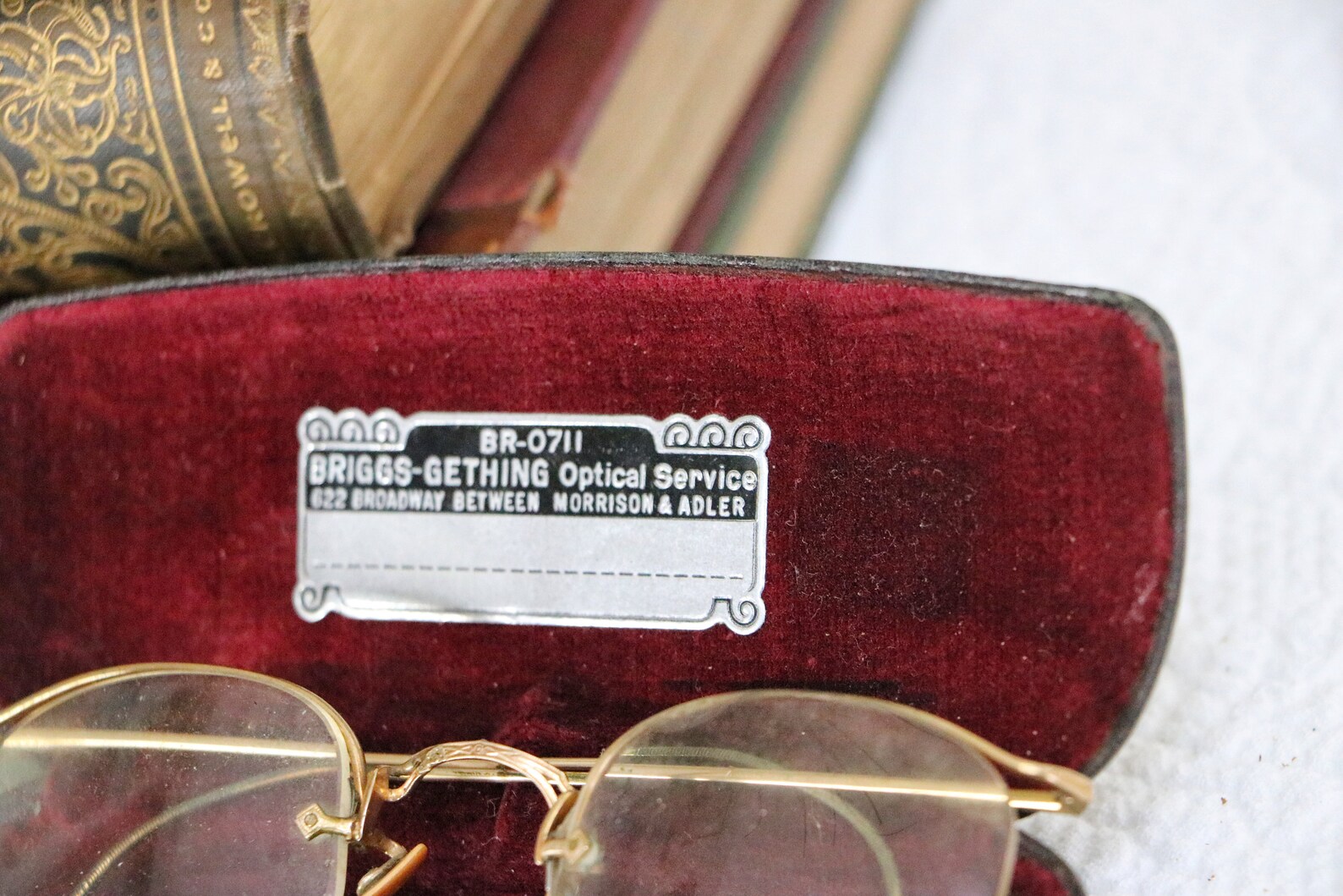 Vintage 1950s BriggsGething Eyeglasses Etched Reading Etsy