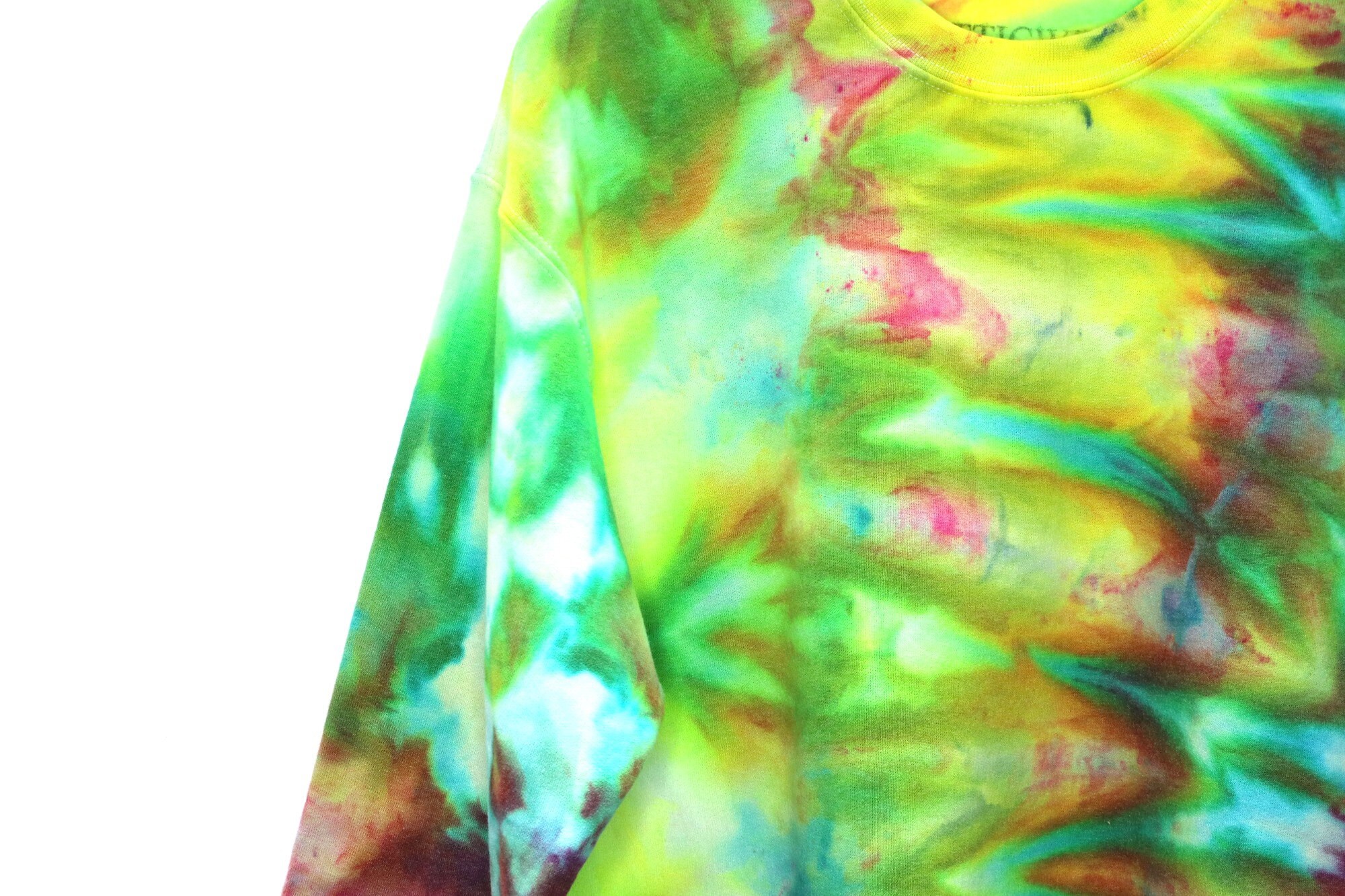 Colorful Tie Dye Crewneck Tie Dye Pullover Sweatshirt | Etsy