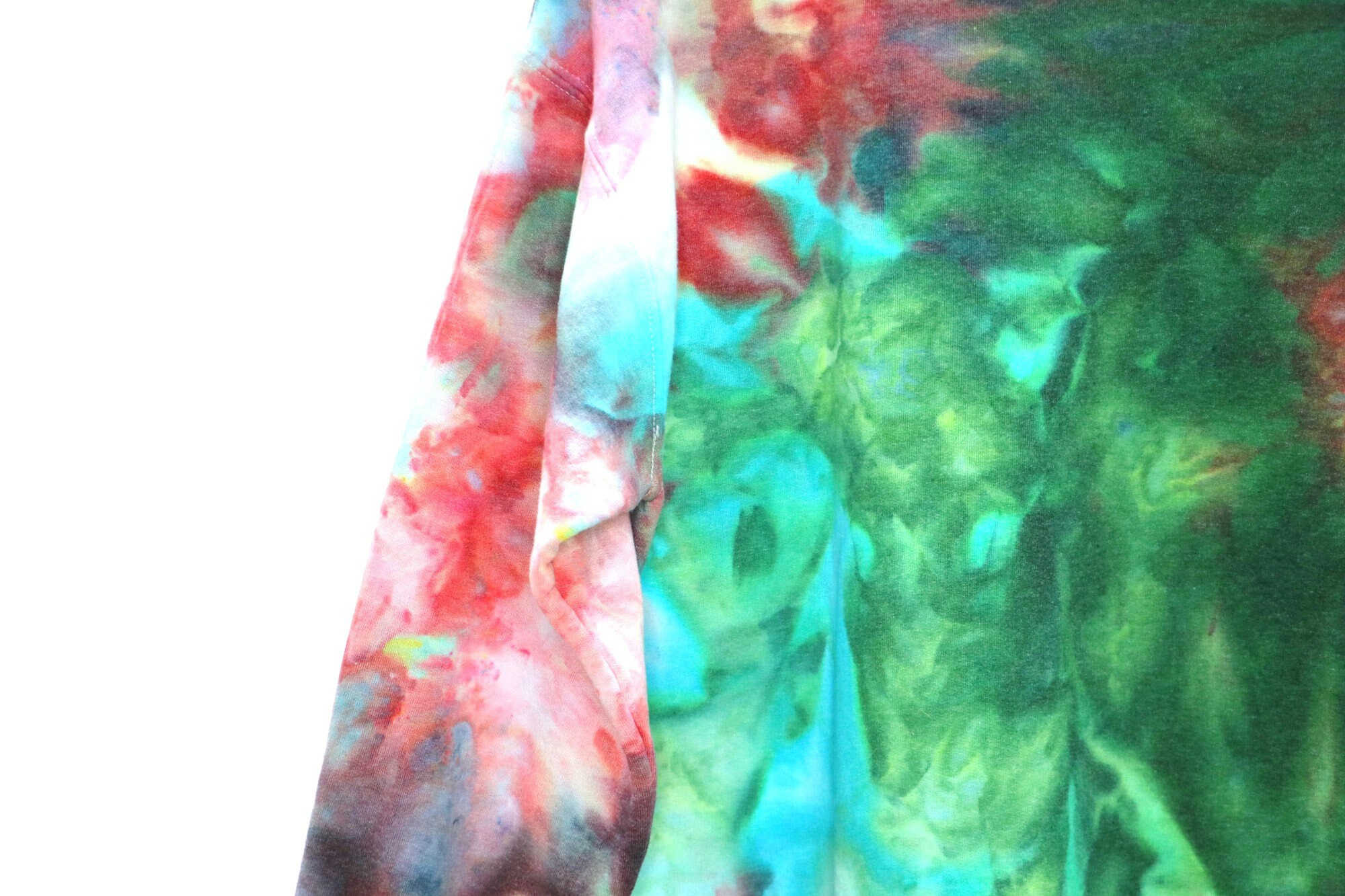 Green Watercolor Tie Dye Crewneck Summer Tie Dye Pullover | Etsy