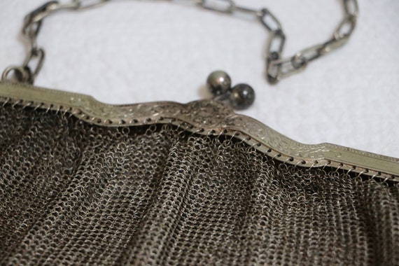 Vintage Davis and Whiting Purse, Metal Chain Link… - image 6