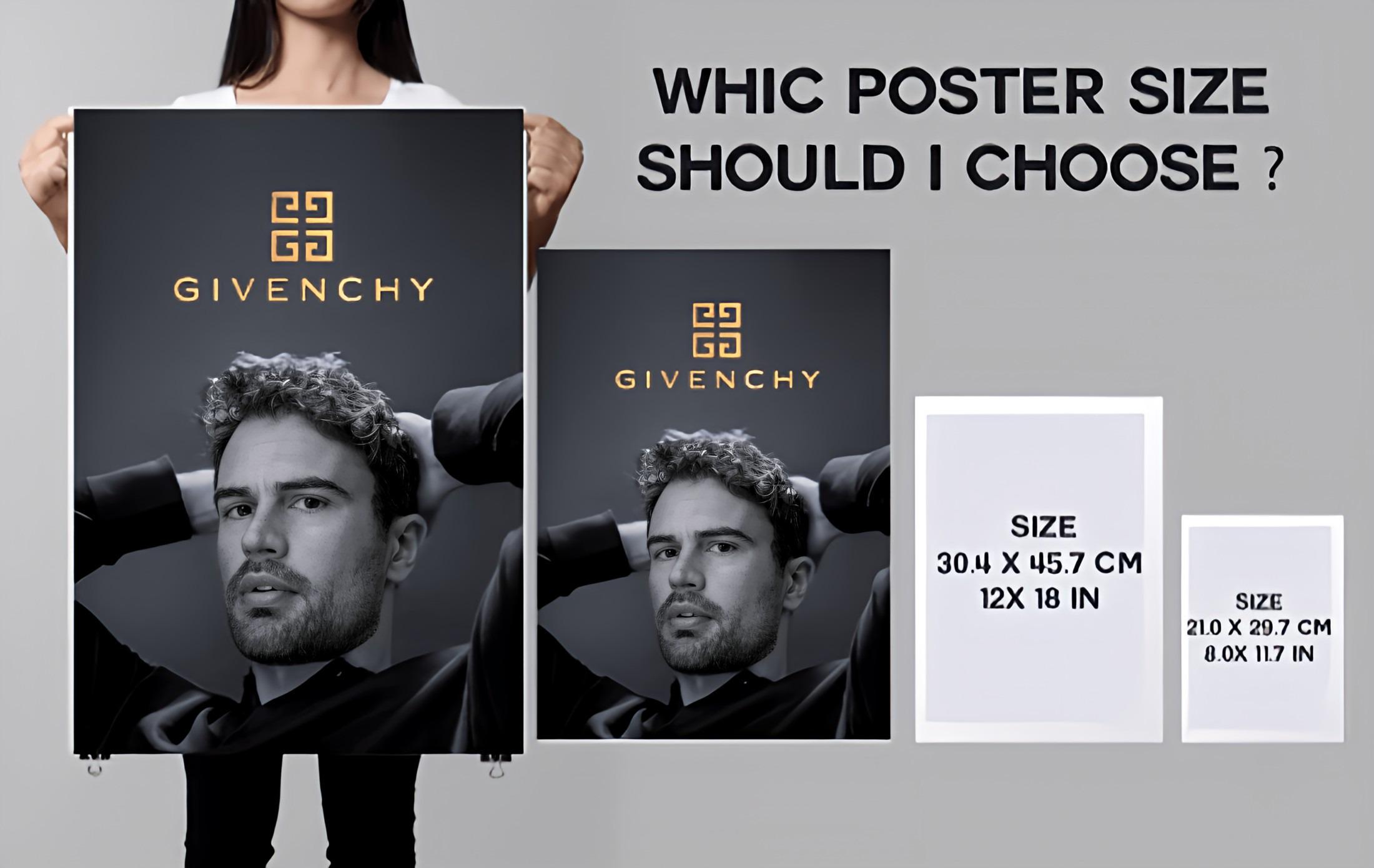 Givenchy (theo James) Poster Etsy
