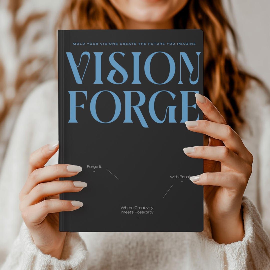 Vision Forge Journal: Minimalist Goal Setting Notebook - Etsy