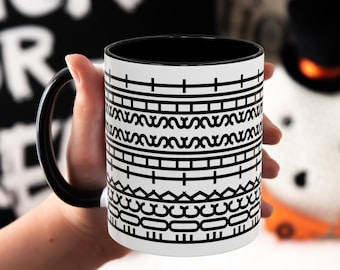 Hidden Swear Message Mug: Funny Office Humor Gift