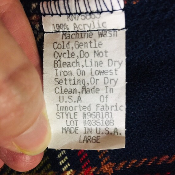 Vintage plaid blazer jacket shacket - image 9