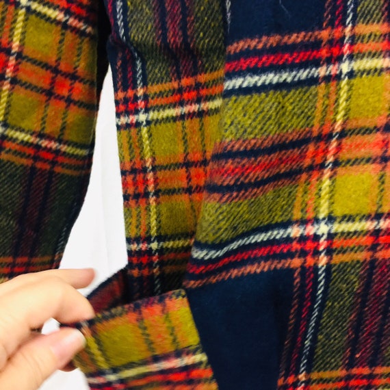 Vintage plaid blazer jacket shacket - image 6