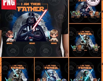 Dad And Baby Png, Custom Movie I’m Their Father Png Bundle, Fathers Day Png, Cartoon The Best Team Ever Png, Superhero Png, Instant Download