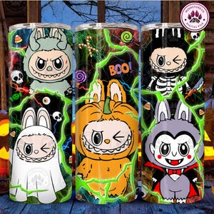 Funny Cartoon Character Tumbler Design Png, Monster Doll Halloween Tumbler Wrap Png, Trending Cartoon Character Tumbler , Instant Download