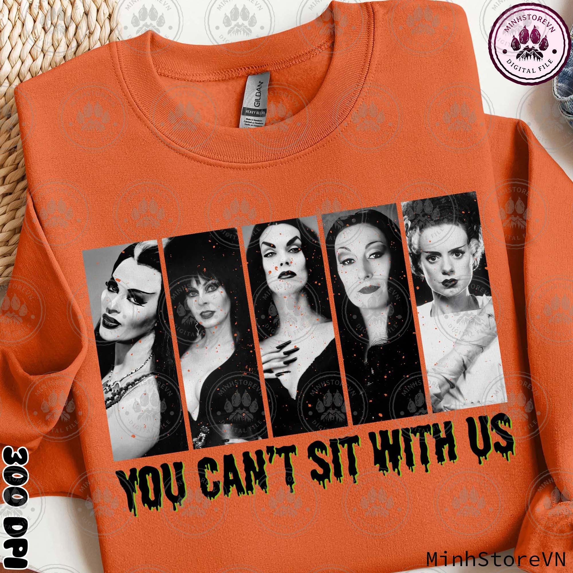 Halloween Design Png, Retro Witches Png, You Can’t Sit With Us Png, Bad Witches Vibes Png, Retro Witches Movie Png, Instant Download