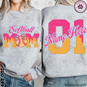 Softball Mom Dripping Png, Softball Mama Drip Png, Softball Ice Cream Drip Png, Game Day Softball Png, Mama Softball Png, Instant Download
