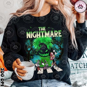 Halloween Nightmare Lovers Png, Halloween Nightmare Movies Png, Spooky Season Png, Trick Or Treat, Scary Halloween Png, Instant Download