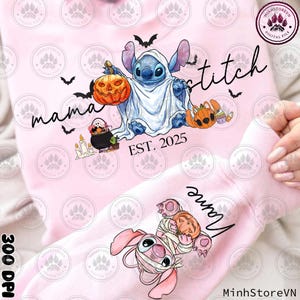 Trick Or Treat Png, Spooky Season Png, Mama Blue Alien Custom Png, Halloween Movies Png, Halloween Png, Blue Alien Png, Instant Download