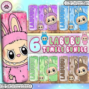 Bundle Png Gift For Kids, Funny Cartoon Character Wrap Design, Trending Pink Doll Cartoon Design, Perfect Gift for Kids, Instant Download
