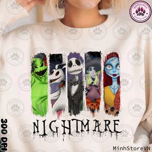 Halloween Nightmare Png, Halloween Horror Movies Lovers Png, Spooky Season Png, Trick Or Treat Png, Horror Halloween Png, Instant Download