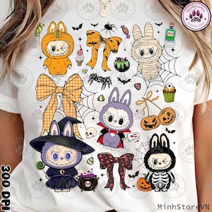 Spooky doll monster characters png, Doll cartoon halloween png, Coquette doll for kids girls png, Monster doll horror png, Instant Download