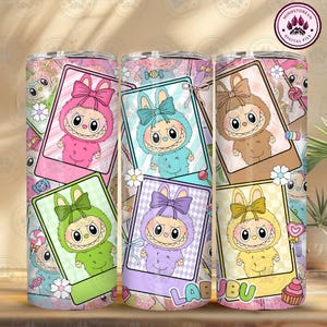 Perfect Gift for Kids, Funny Cartoon Character Wrap Design Png, Trending Pink Cartoon Character Design, Cute Baby Doll Png, Instant Download