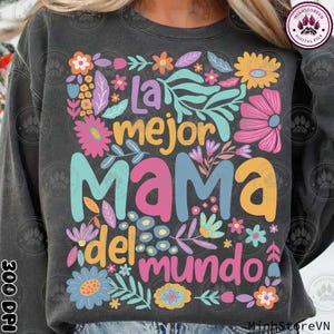 Mamá Floral Boho Png, Día de la Madre en Español Png, Madre Retro Png, Día de la Madre Png, Mamá Latina Png, Mamá Retro Png, Descarga Instantánea