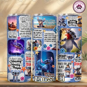 Cartoon 20 OZ Tumbler Wrap Design Png, Blue Monster Character 20 OZ Tumbler Wrap Design, Cartoon Skinny Straight Wrap, Instant Download