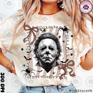 Halloween Coquette Horror Movie Png, Preppy Halloween png, Horror Movie Png, Scary Movie Png, Horror Killer, Halloween Png, Instant Download