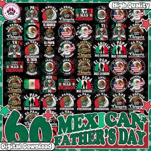 60+ Funny Spanish Father's Day Png, El Papa/Padrino/Abuelo Mas Chingon, Dia Del Padre Png, Eres Mi Heroe Png, Gift For Dad, Instant Download