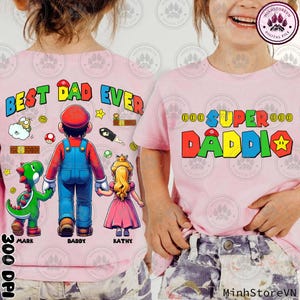 Best Dad Ever Png, Personalized Super Daddio Png, Custom Super Cartoon, Father's Day Gift, Super Dad Png, Funny Dad Gift, Instant Download