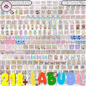 218 Designs Cartoon Doll PNGバンドル、トレンドのCartoon Coquette、Cartoon Tumbler Wrap、Monster Doll、Kawaii Monsters Clipart、インスタントダウンロード