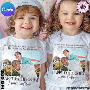 Gift For Dad Png, Customize Dad Pictures Canva Template, Happy Father’s Day Png, Fathers Template, Canva Editable Diy, Instant Download