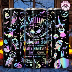 Spooky Season Tumbler Wrap, Halloween Character Movies 20Oz Tumbler Wrap Png, Halloween Nightmare Png, Nightmare Tumbler, Instant Download