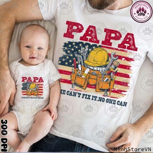 Fixer of Things Png, Papa Tools Png, Papa Can Fix It Tool Box Png, Father's Day Png, Funny Papa Birthday Shirt, Papa Shirt, Instant Download