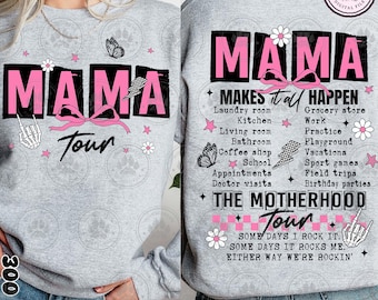 Mamá divertida, mamá sarcástica, lazo coqueto de gira de maternidad, mamá, día de la madre, mamá rockera, algunos días lo rockeo, descarga instantánea