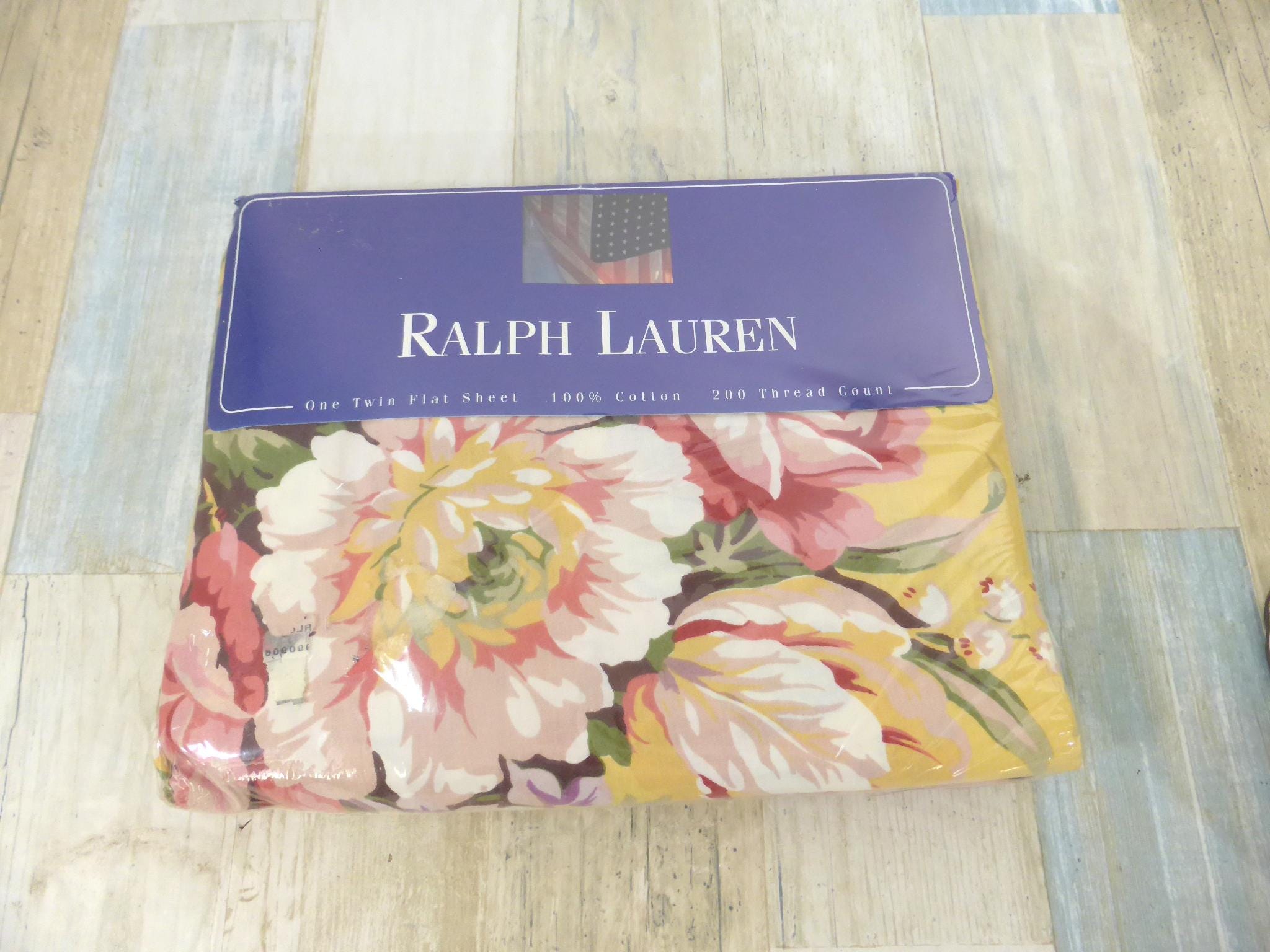 【ビンテージ】Ralph Lauren フルサイズ 花柄フィットシーツ Vintage ralph lauren vintage bed linens - Etsy 日本