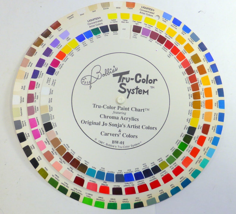 Tru Color Paint Chart