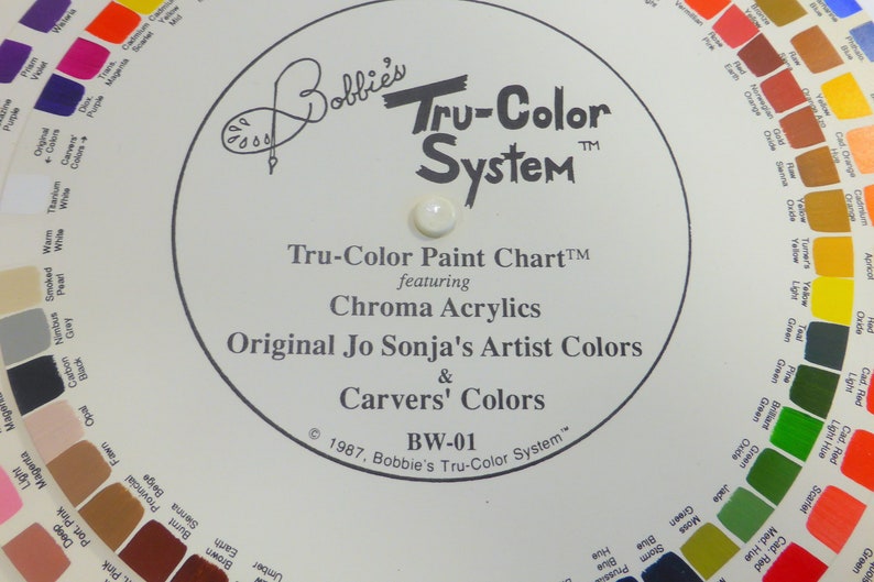 Tru Color Paint Chart