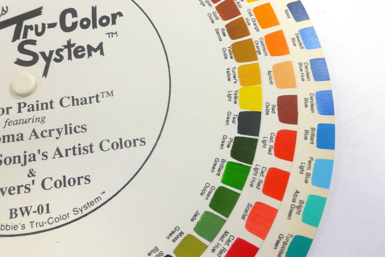 Tru Color Paint Chart