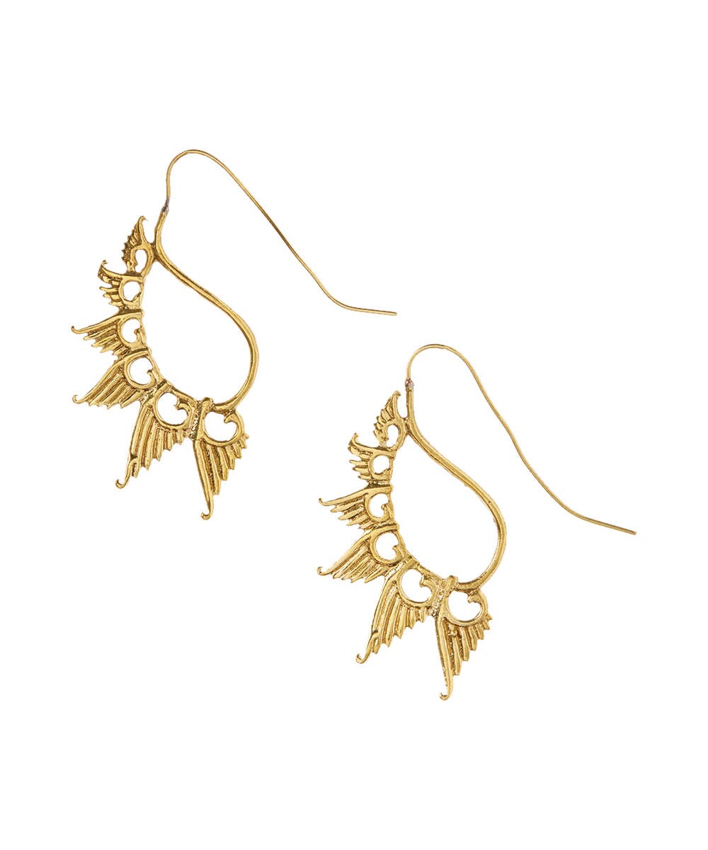 Bohemian EarringsSPARTANGold Spiral Etsy