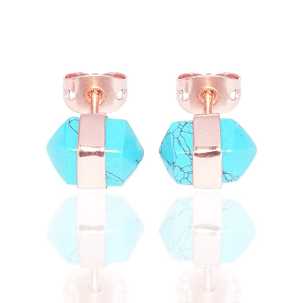 Turquoise Spear Stud Earrings