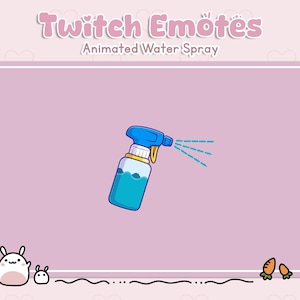 Emote animata divertente con flacone spray cattivo - per Twitch, Discord, Youtube