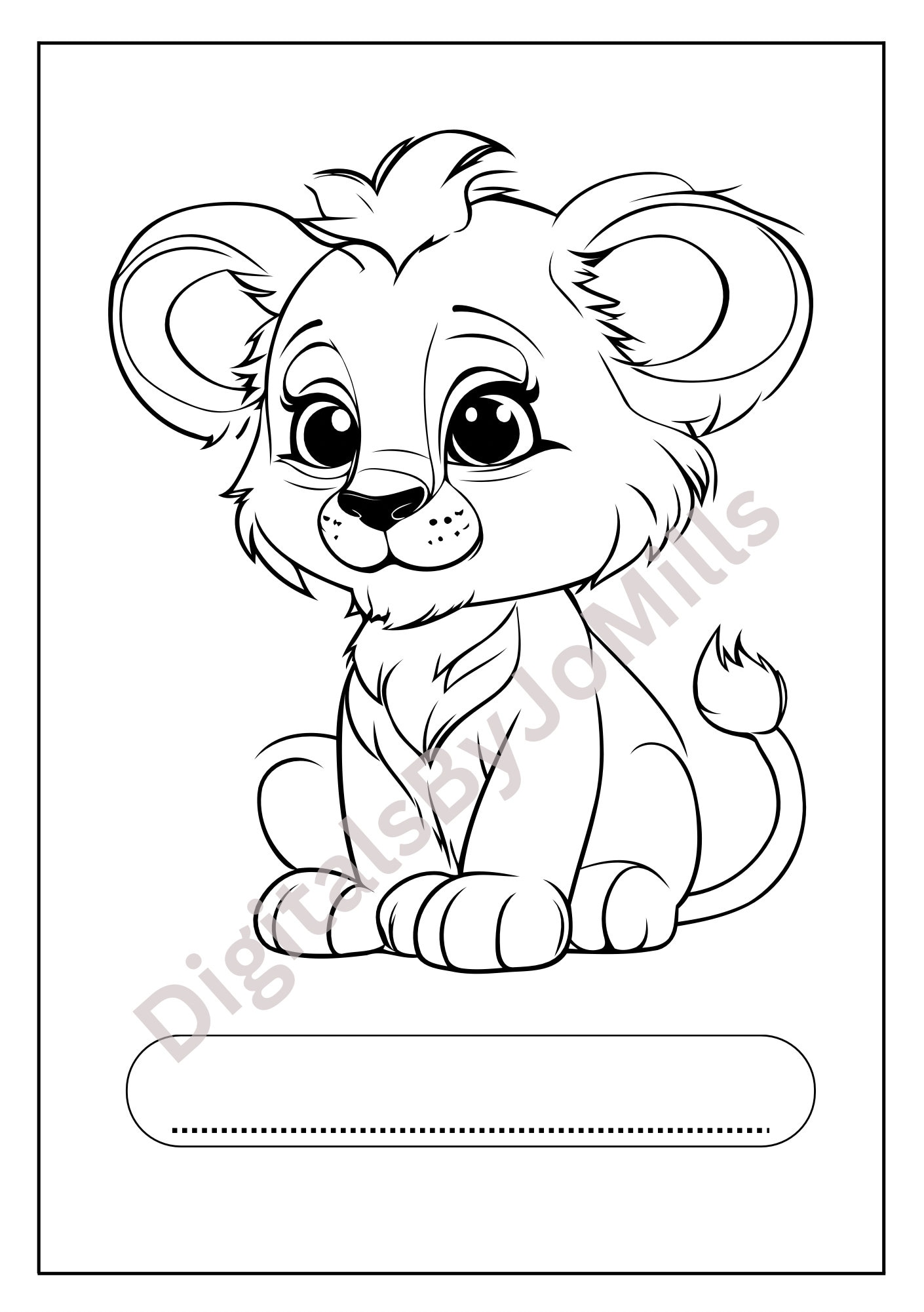 Printable Animal Coloring Book - Etsy